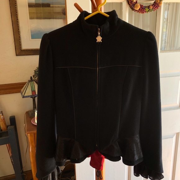 Steampunk Jacket With Laced Corset EUC Sz 4 Little Prince & Piggy Peplum - Picture 9 of 14